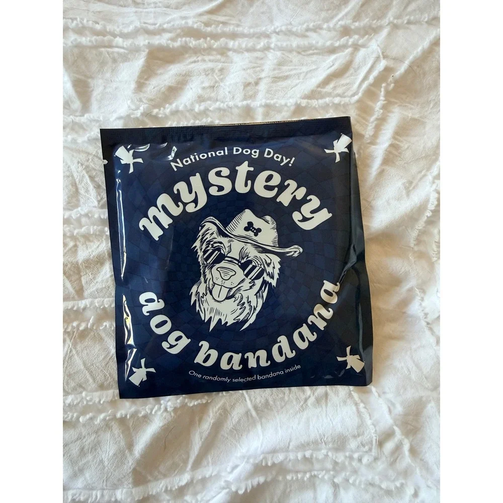 Dutch Bros Coffee National Dog Day Mystery Pet Bandana Unopened New Collectible